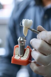 Bornova implant tedavisi titanyum implant görseli — Özel Family Dent